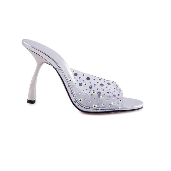 Piferi 115MM Crystal-Embellished Mules size 41 - Picture 2 of 16